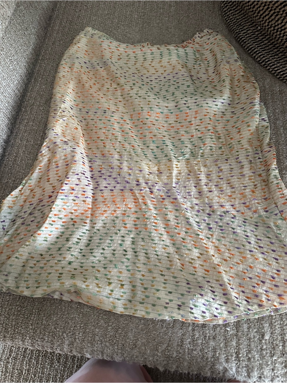 Vintage Barry Bricken Aline Midi Skirt - Designer Classic